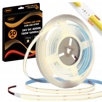 BERGE LED pásik COB Neon 24V - 528D - 15W/m - IP20 - 1650lm - 50m - neutrálna farba