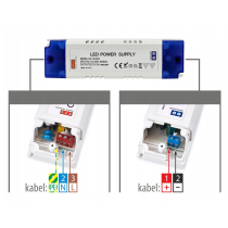 BERGE Zdroj pre LED nábytok 12V - 60W - 5A - IP20