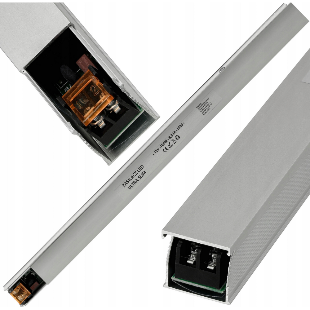 BERGE Zdroj pre LED nábytok ultra slim 12V - 100W - 8,33A - IP20