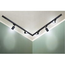 BERGE LED lišta 3m (2m+1m) s konektorom a 5 bodovými svetlami GU10