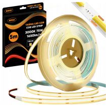 BERGE LED pásik COB Neon 12V - 528D - 15W/m - IP20 - 5m - 1650lm - teplá farba