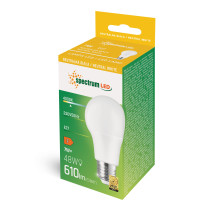 SPECTRUM LED - Žiarovka SPECTRUM - 7W - 610lm - 270° - 230V - Neutrálna biela / 4000°K - GLS A60 E-27