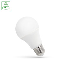 SPECTRUM LED - Žiarovka SPECTRUM - 9W - 820lm - 270° - 230V - Teplá biela / 3000°K - GLS E-27
