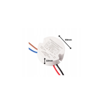 ECOLIGHT Zásuvný zdroj 24V - 30W - 1,25A - IP67 vodeodolný pre LED pásik