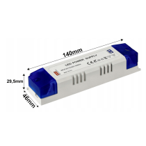 BERGE Zdroj pre LED nábytok 24V - 36W - 1,5A - IP20