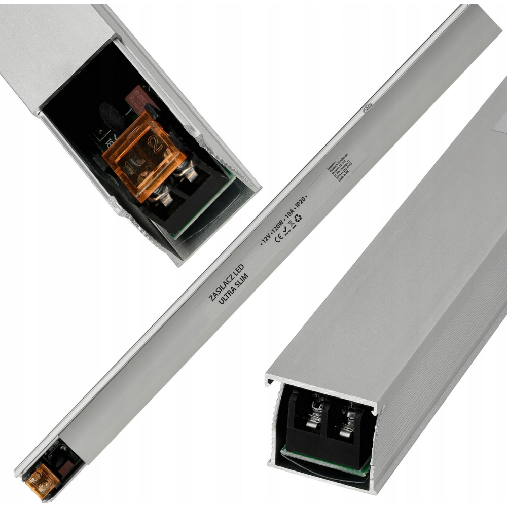 BERGE Zdroj pre LED nábytok ultra slim 12V - 120W - 10A - IP20