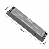 BERGE Prémiový modulárny LED zdroj 12V - 200W - 16A - IP20
