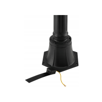 BERGE Záhradná lampa Stĺp Lampáš LED E27 105cm
