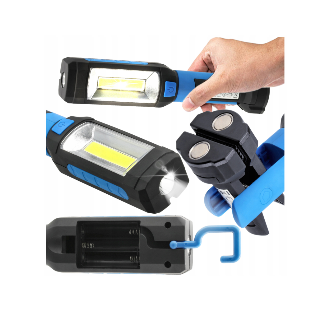 Germina LED dielenské svietidlo - COB, magnet na 3W AAA batériu