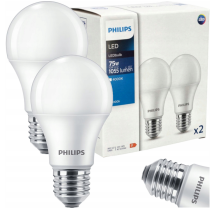 2x LED žiarovka Philips E27 - 10W - 1055lm - 4000K