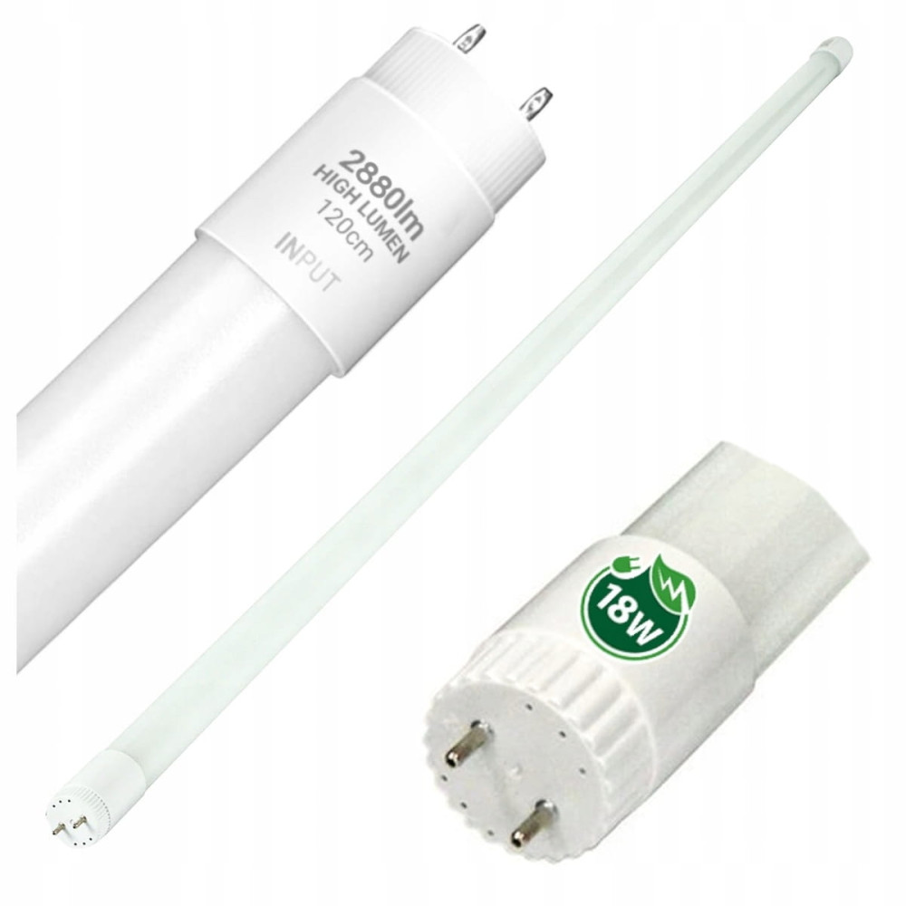 BERGE LED trubica HIGH LUMEN - 120cm - 18W - studená biela