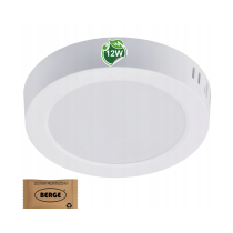 BERGE Prisadený okrúhly LED panel 12W - 1320lm - neutrálna farba