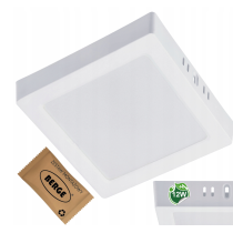 BERGE Prisadený štvorcový LED panel 12W - 1320lm - neutrálna farba