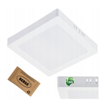 BERGE Prisadený štvorcový LED panel 18W - 1980lm - neutrálna farba