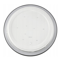 BERGE Stropný okrúhly LED panel - 24W - 1920lm - čierny - neutrálna biela