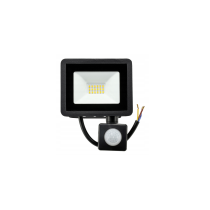 BERGE Halogénový / LED svetlomet 20W NW 4500K - 1800lm - so senzorom pohybu a súmraku IP65