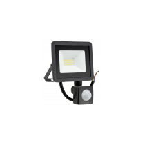 BERGE Halogénový / LED svetlomet 20W NW 4500K - 1800lm - so senzorom pohybu a súmraku IP65