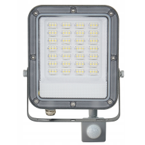 BERGE LED reflektor ODYN s pohybovým senzorom 50W - 4500lm - 4000K - IP66