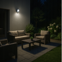 BERGE LED reflektor ODYN s pohybovým senzorom 50W - 4500lm - 4000K - IP66