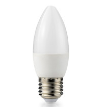 BERGE LED žiarovka - ecoPLANET - E27 - 10W - sviečka - 880Lm - teplá biela