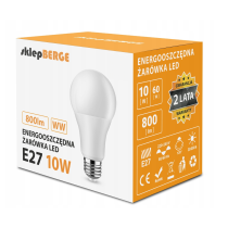BERGE LED žiarovka - E27 - 10W - 800Lm - teplá biela
