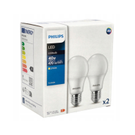2x LED žiarovka Philips E27 - 4,9 W - 470lm - 2700K