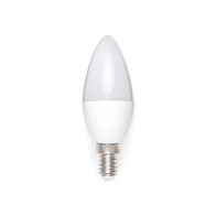 MILIO LED žiarovka C37 - E14 - 10W - 880 lm - studená biela