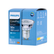 LED žiarovka Philips GU10 - 4,6 W - 390 Lm 36 ° - neutrálna biela - CorePro Premium