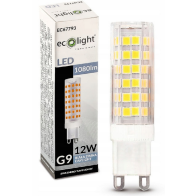 ECOLIGHT LED žiarovka G9 - 12W - 1080lm - 6500k - studená biela