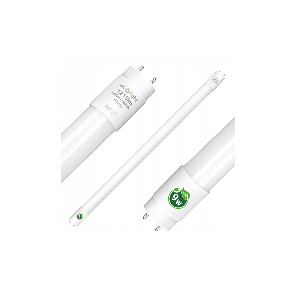 ECOLIGHT LED trubica - T8 - 9W - 60cm - 1215lm - studená biela