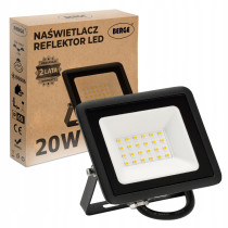 LED reflektor 20W IP65 PREMIUM - studená biela