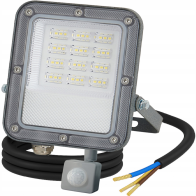 BERGE LED reflektor ODYN s pohybovým senzorom 30W - 2700lm - 4000K - IP66