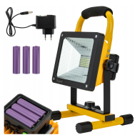 BERGE Dielenský svetlomet s 50W batériou