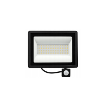 ecoPLANET LED reflektor 100W NW 4500K - 9000lm - so senzorom pohybu a súmraku IP65