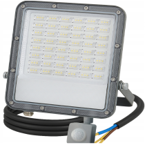 BERGE LED reflektor ODYN s pohybovým senzorom 100W - 9000lm - 4000K - IP66