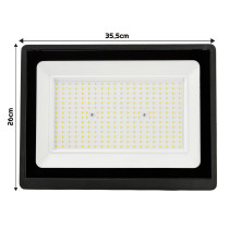 BERGE LED reflektor 200W - 2v1 - studená biela