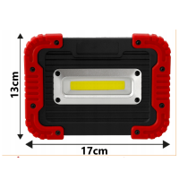 BERGE Nabíjací LED reflektor - 10W - 750lm