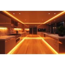 BERGE LED pásik COB Neon 24V - 528D - 15W/m - IP20 - 50m - 1650lm - teplá farba