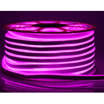 ECOLIGHT LED pásik NEON - 230V - 1m - 8W/m - IP68 - vodotesný - ružová