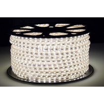 ECOLIGHT LED pásik - 230V - SMD 2835 - 1m - 60LED/m- 6W/m - 380Lm - IP68 - studená biela - 10mm