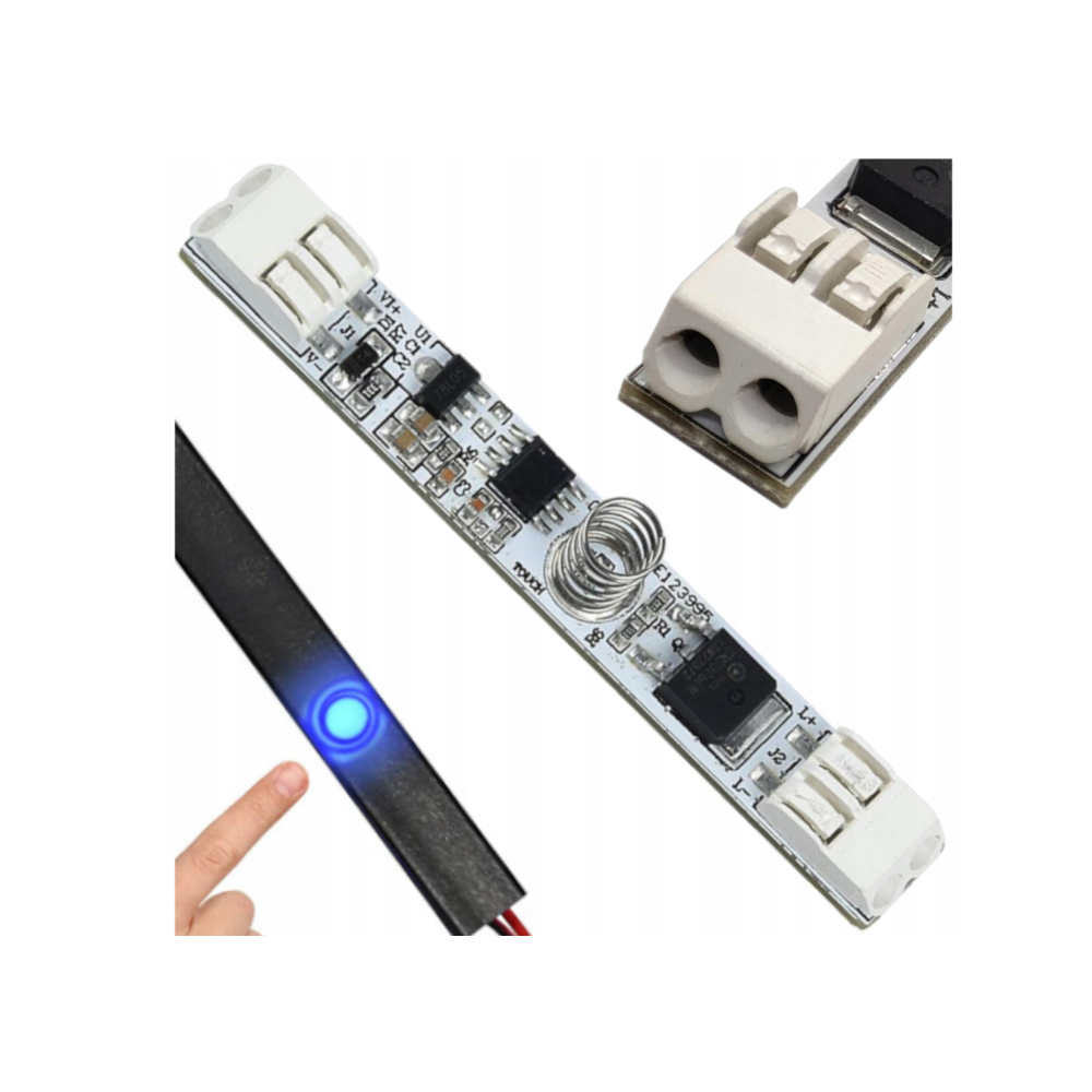 BERGE Stmievač/dotykový spínač pre LED pásky/LED profily 72W