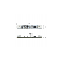 BERGE Stmievač/dotykový spínač pre LED pásky/LED profily 72W
