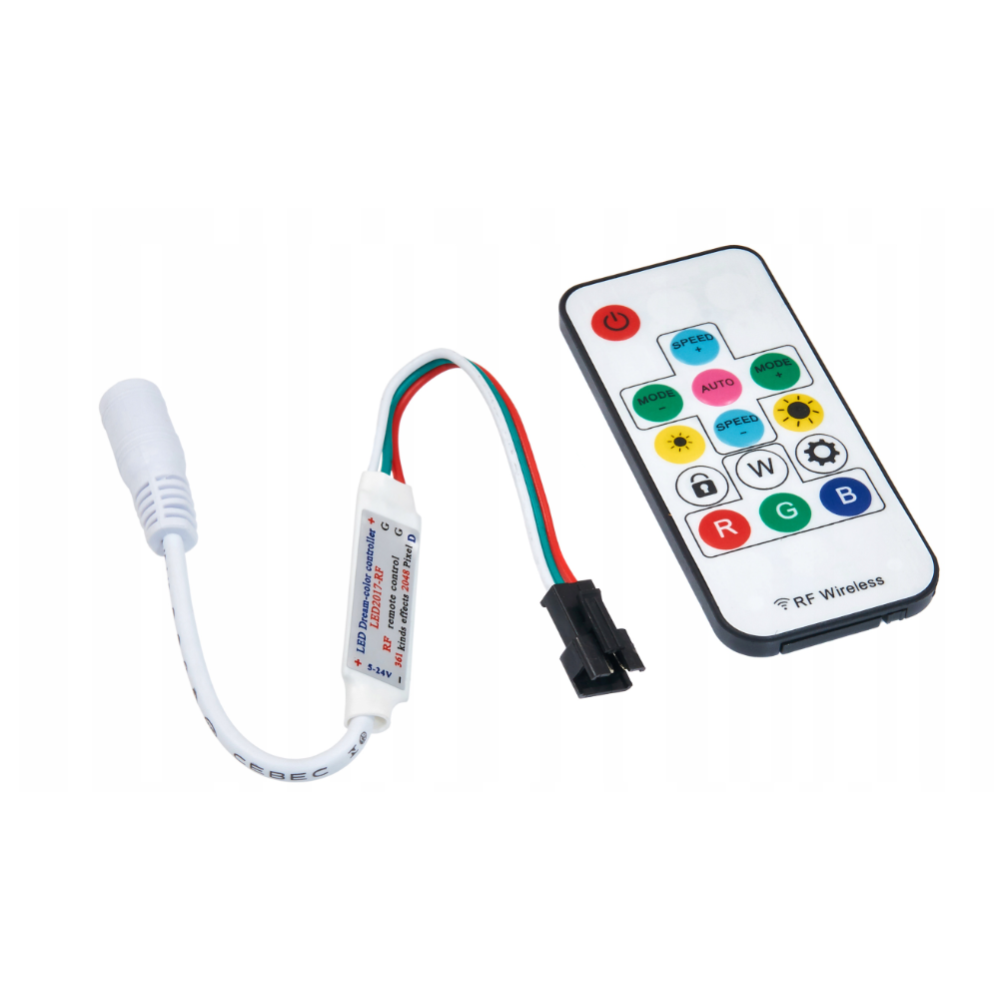 BERGE Diaľkové ovládanie pre digitálne LED pásky LED K13 WS2811