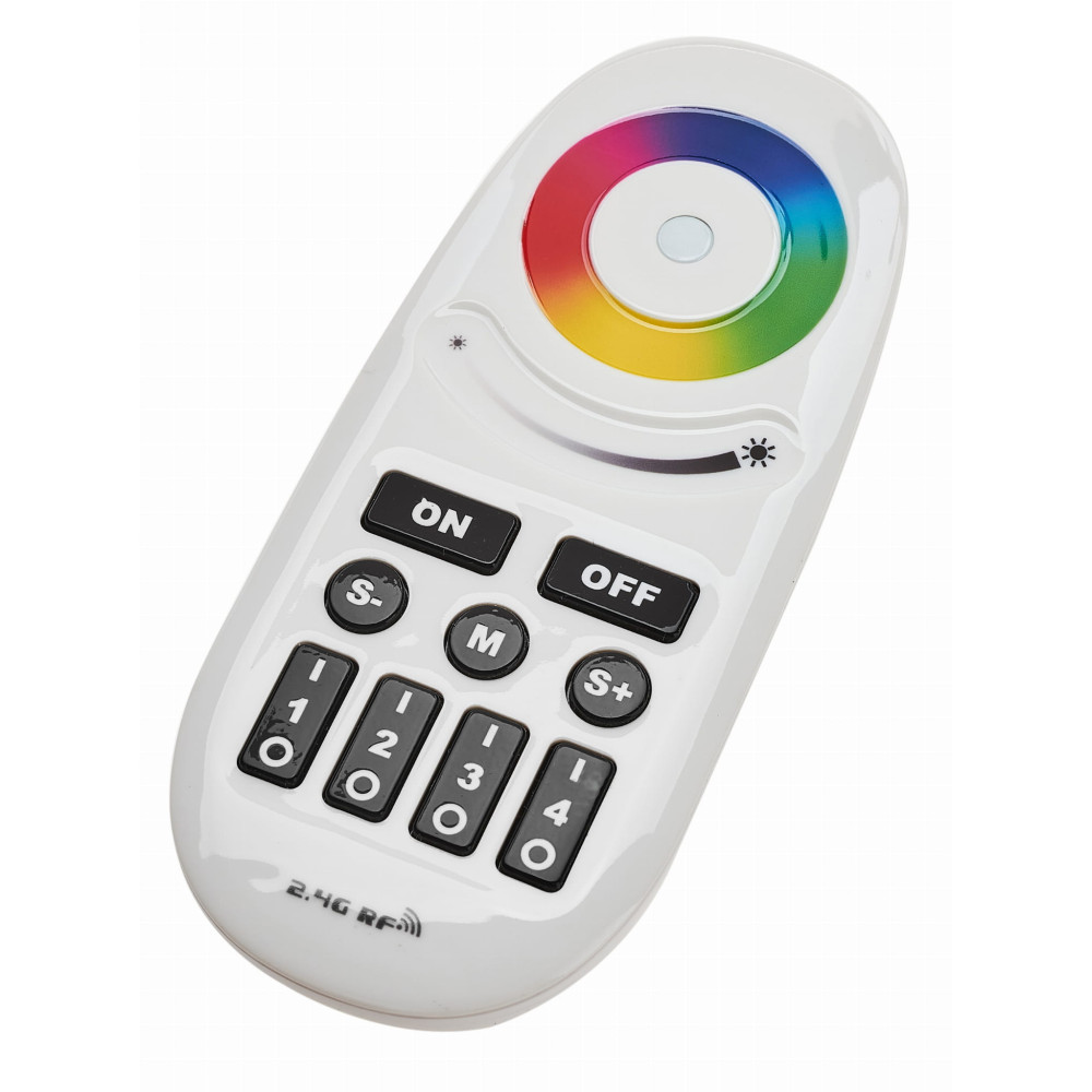 ECOLIGHT Diaľkový ovládač pre RGB LED pásky 4 zóny