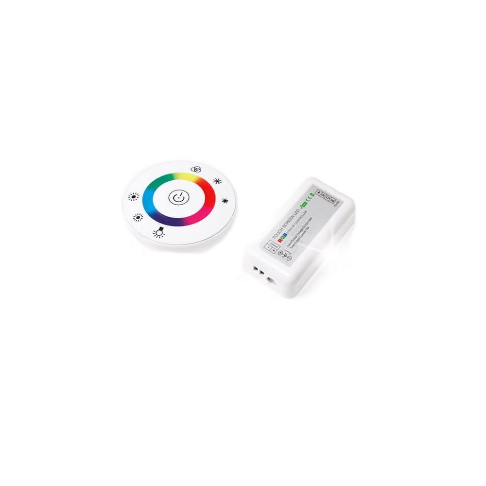 BERGE Diaľkový ovládač RF pre LED RGB dotykový 18A 216W biely