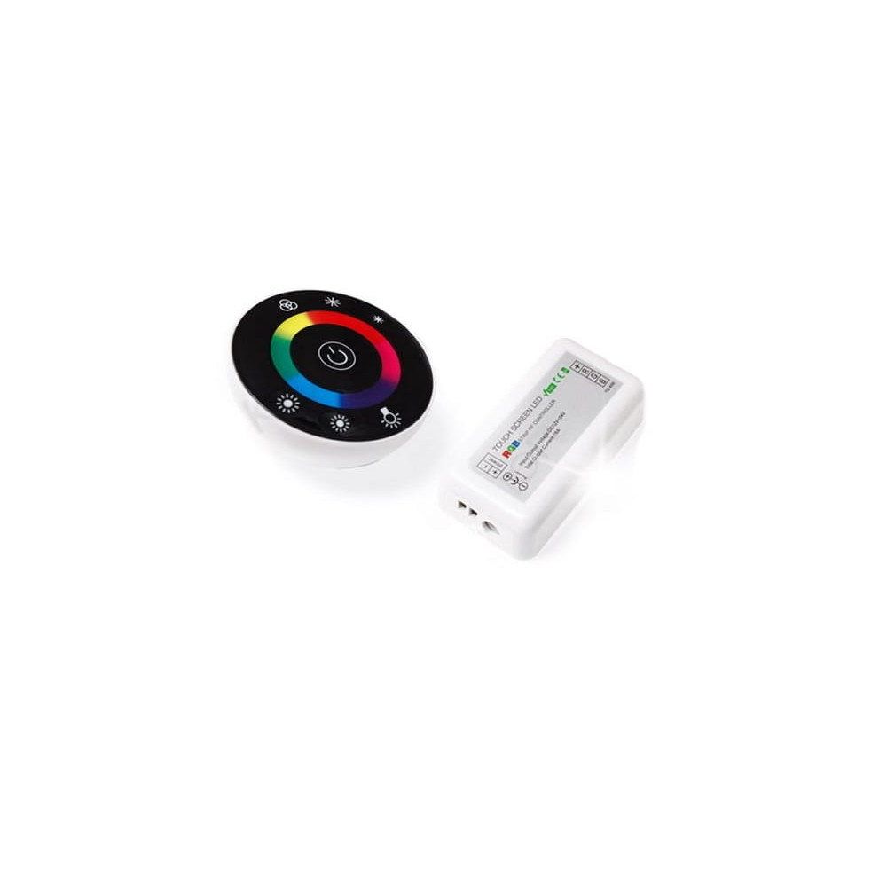 ECOLIGHT Diaľkový ovládač RF pre LED RGB dotykový 18A 216W čierny