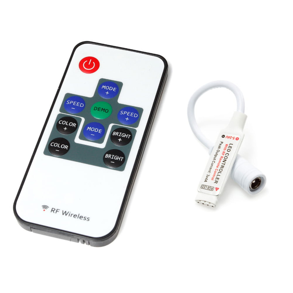 BERGE RGB kontrolér RF K11 s ovládačom pre LED pásky 12A 144W