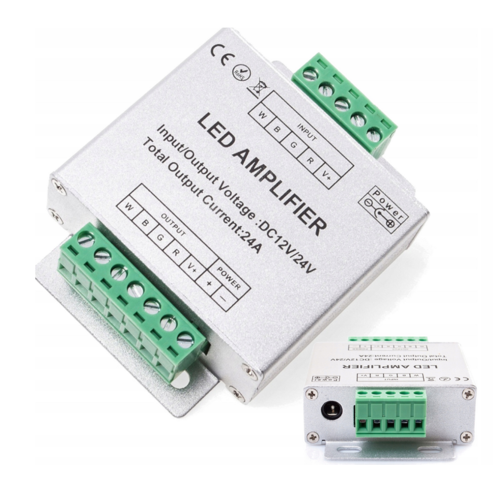 BERGE Zosilňovač pre RGBW LED pásik 24A - 288W - IP20