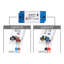 BERGE Nábytkový zdroj 24V - 0,5A - 12W
