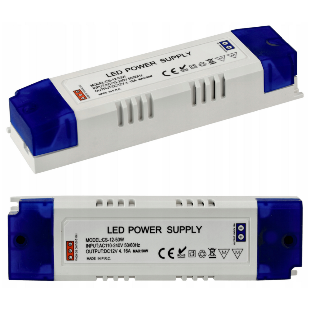 BERGE Zdroj pre LED nábytok 12V - 50W - 4,17A - IP20